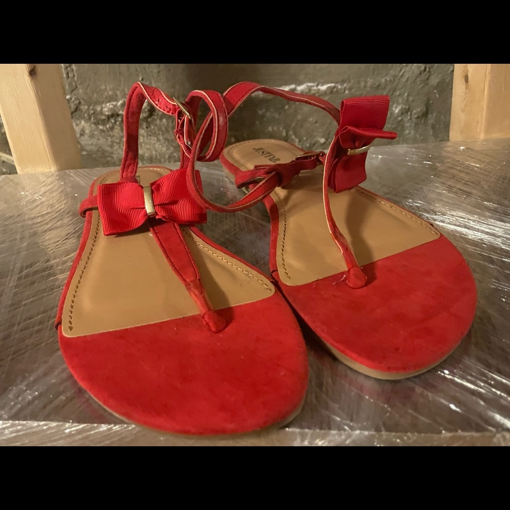 Just fab red flats
